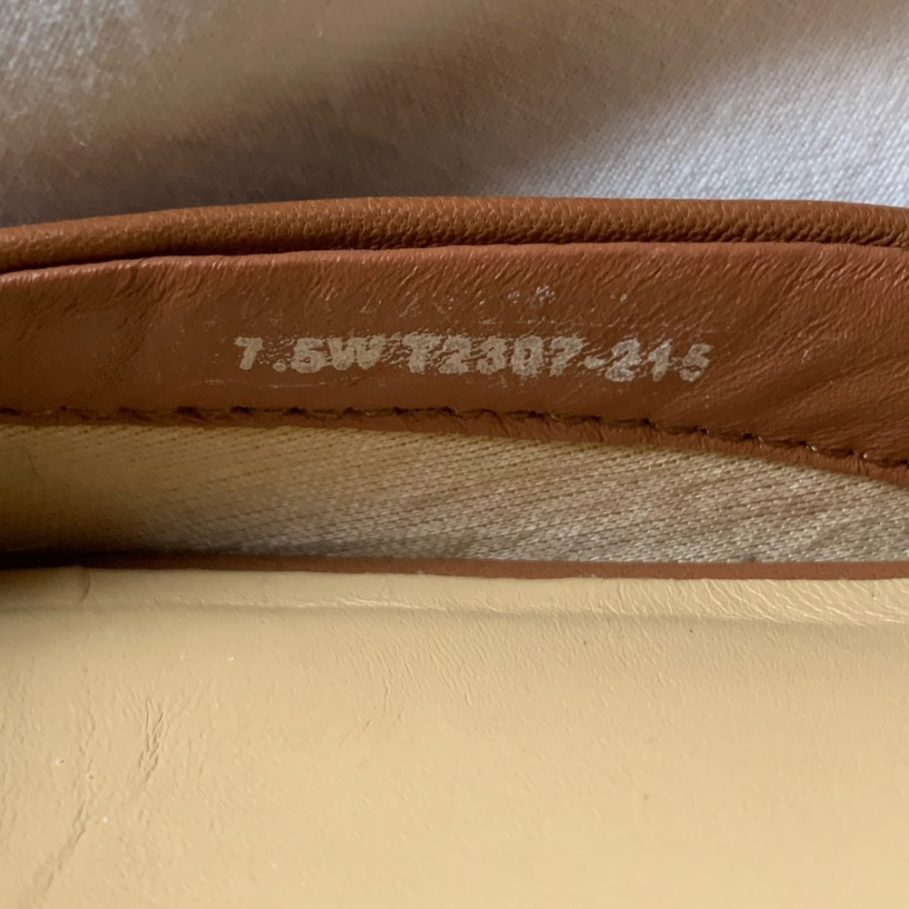 Trotters 'Holly Slingback Flats' in tan genuine leather - Picture 9 of 10